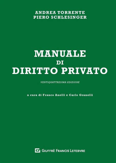 manuale di diritto privato torrente schlesinger pdf PDF