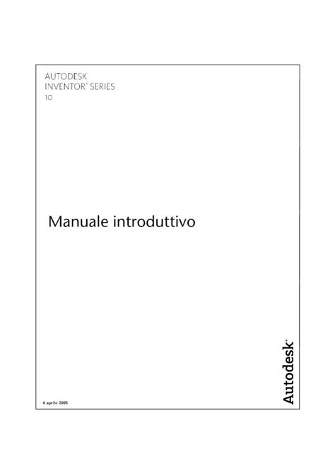 manuale inventor 2010 ita Reader