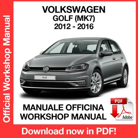 manuale istruzioni volkswagen golf 7 PDF