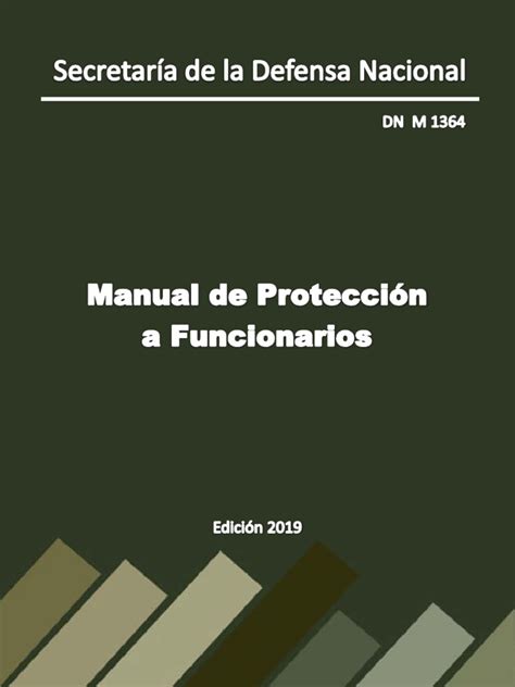 manuales sedena proteccion a funcionarios PDF