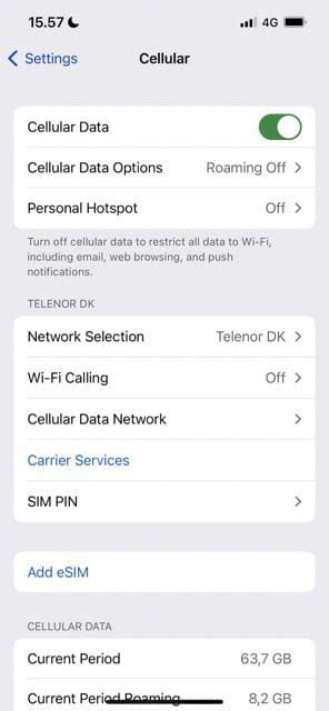 manually change network on iphone Epub