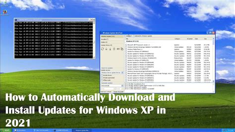 manually download and install windows xp updates Doc