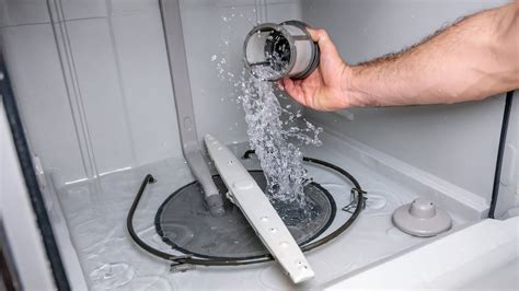 manually drain water from dishwasher Kindle Editon