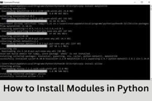 manually install python module windows Reader