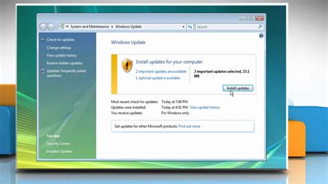 manually install windows updates vista PDF