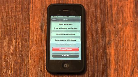 manually reset iphone 3g Kindle Editon