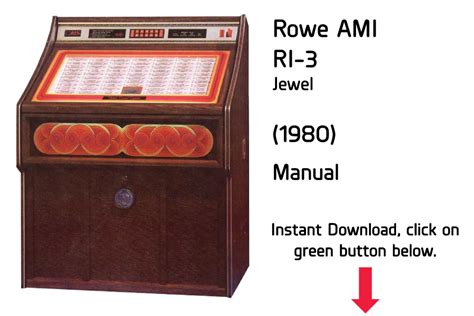 manuals for ami rowe jukebox Ebook Reader