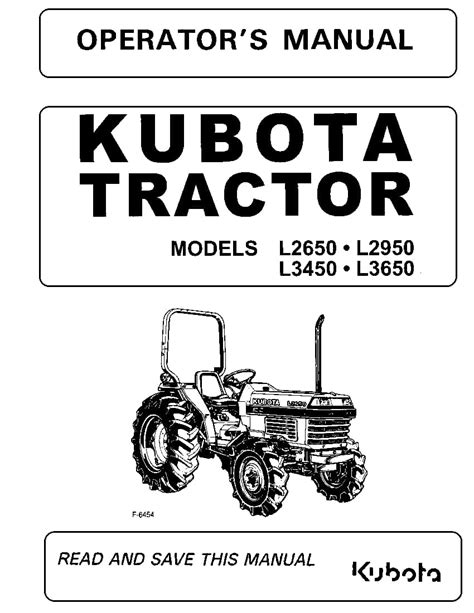 manuals for kubota tractor Reader