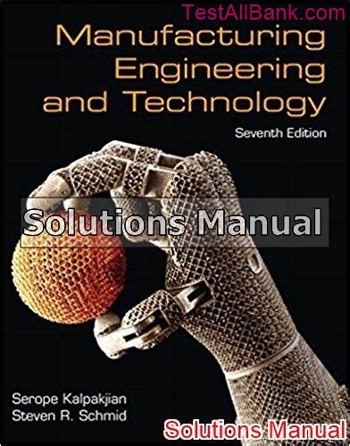 manufacturing engineering and technology solution manual Doc