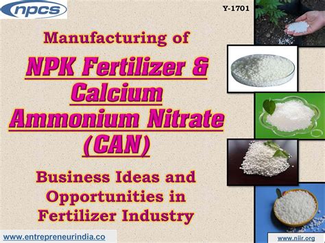 manufacturing of npk fertilizer