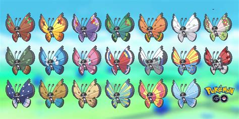 many different vivillon