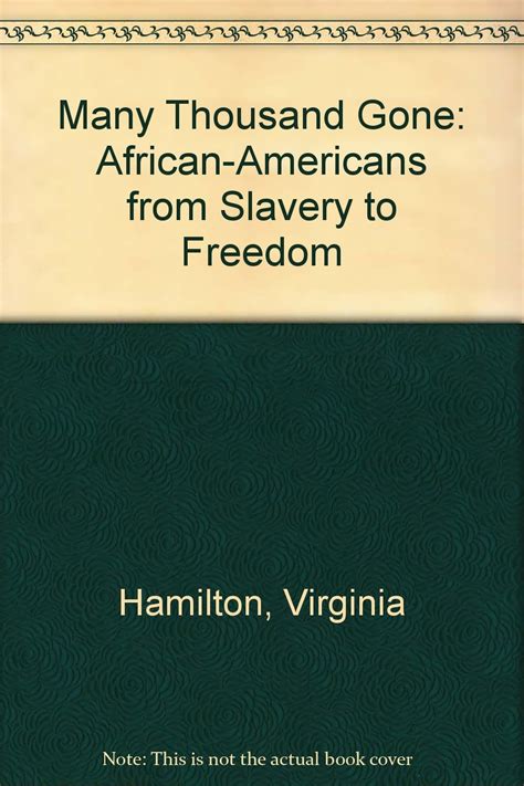 many thousand gone african americans from slavery to freedom Reader