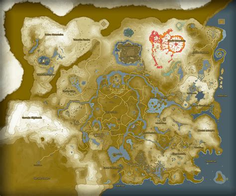 map breath of the wild