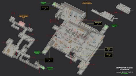 map of a factory