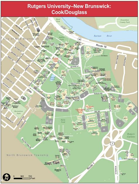 map of rutgers busch campus