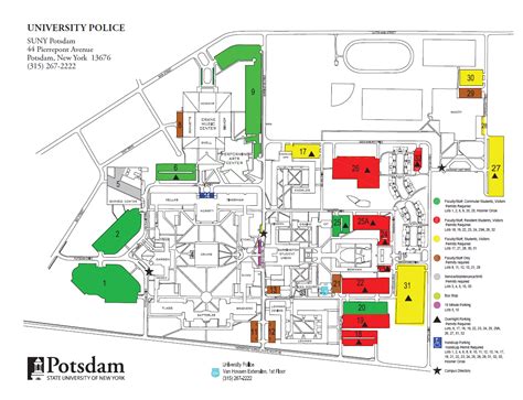 map of suny potsdam
