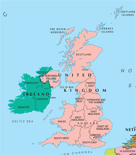 map of uk and ireland Epub