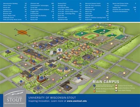 map of uw stout