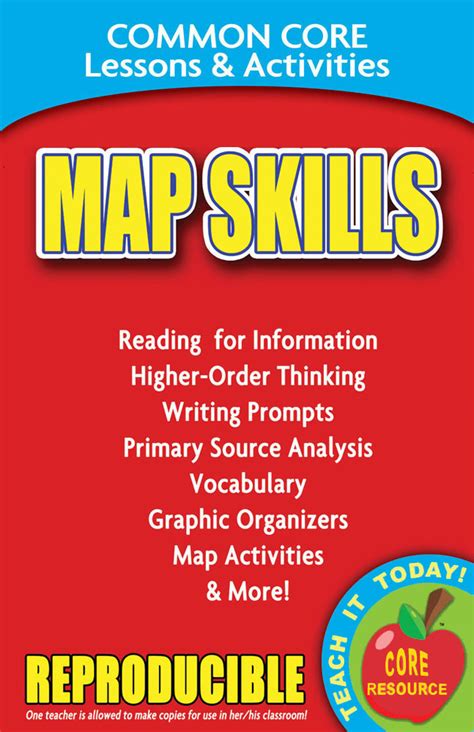 map skills common core lessons and activities PDF