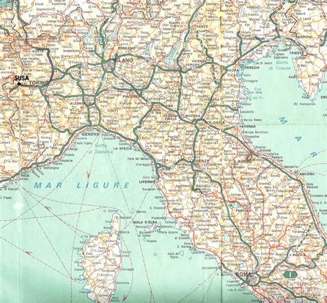 mapa italia nord est carte regionali Kindle Editon