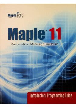 maple 11 programming guide Reader