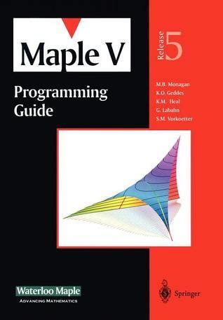 maple v programming guide for release 5 PDF