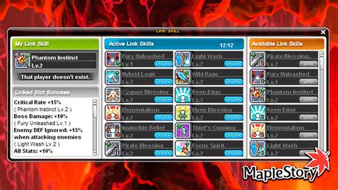 maplestory link skill