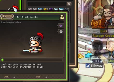 maplestroy outlines your character in black