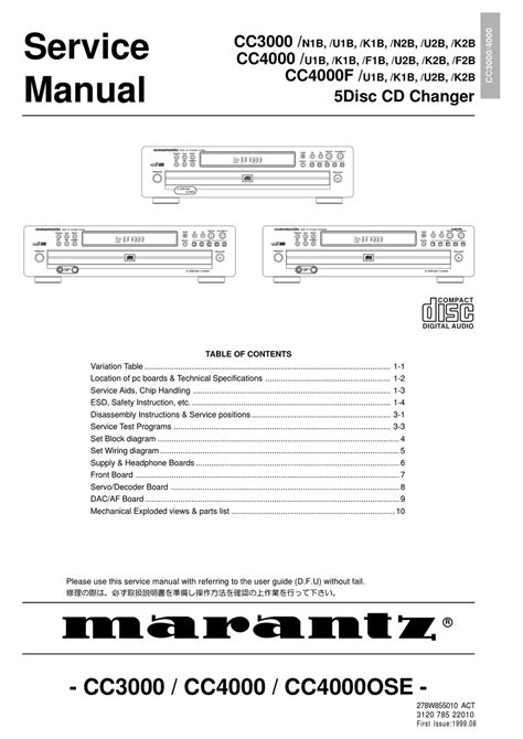 marantz cc 3000 manual Epub