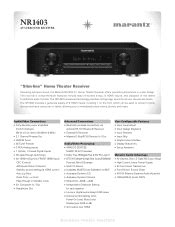 marantz nr1403 manual pdf PDF