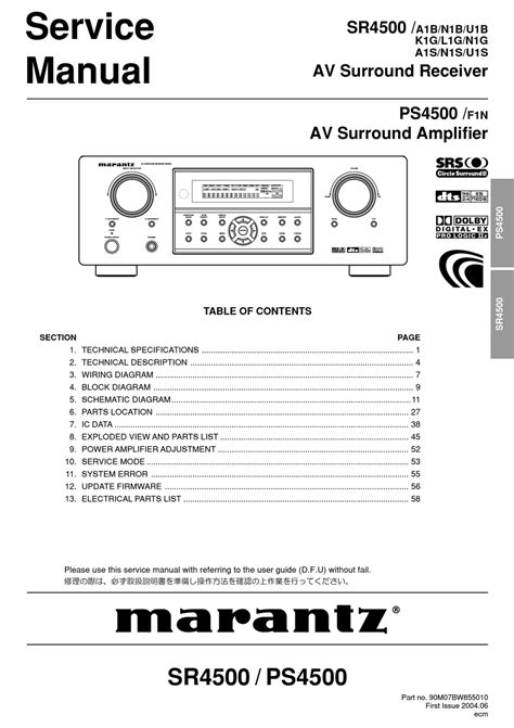 marantz owners manual Kindle Editon