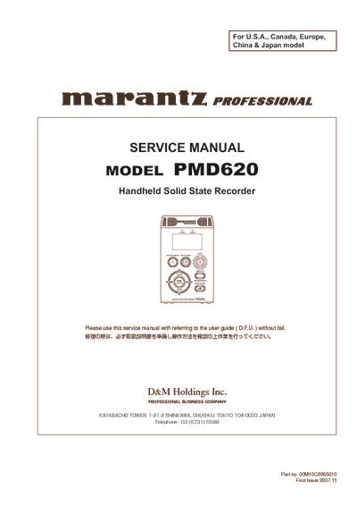 marantz pmd 620 manual Epub