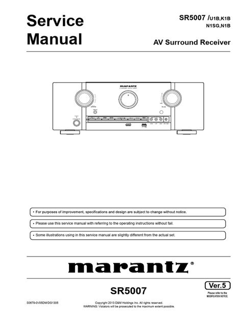 marantz sr5007 manual pdf Reader