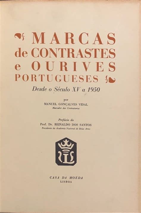 marcas de contrastes e ourives portugueses desde o seculo xv a 1950 Reader