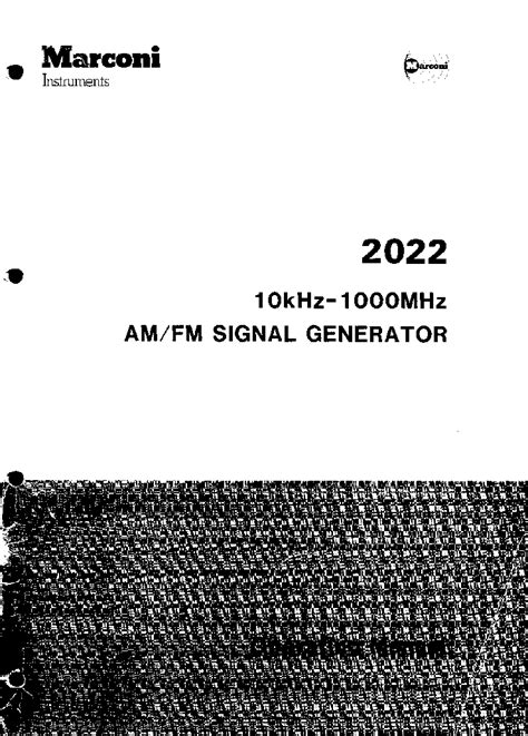 marconi 2022 user guide PDF