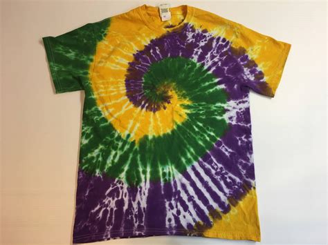 mardi gras tie dye shirt