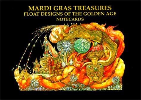 mardi gras treasures float designs of the golden age notecards Kindle Editon