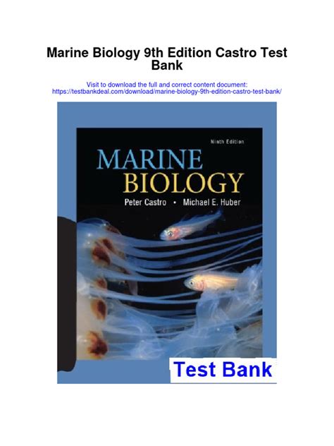 marine biology castro 9th edition pdf Kindle Editon