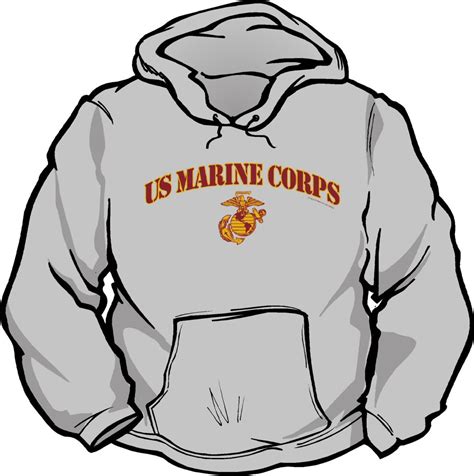 marine corps hooded sweatshirt