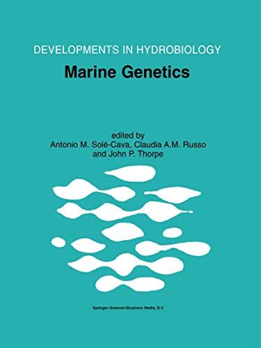 marine genetics developments in hydrobiology Epub