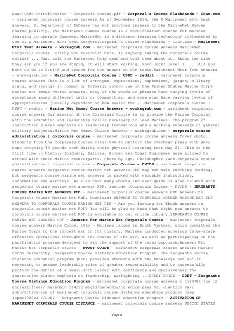 marine net course answers Kindle Editon