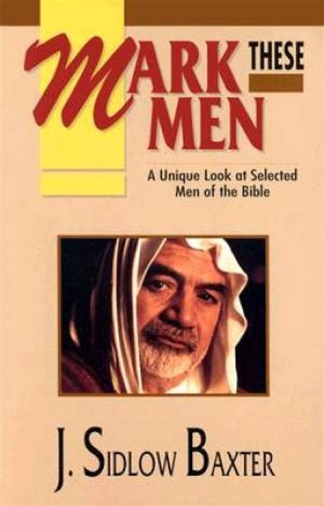 mark these men a unique look at selected men of the bible Kindle Editon