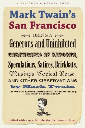 mark twains san francisco california legacy Doc