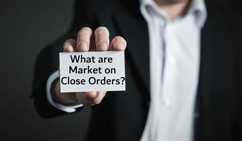 market on close order