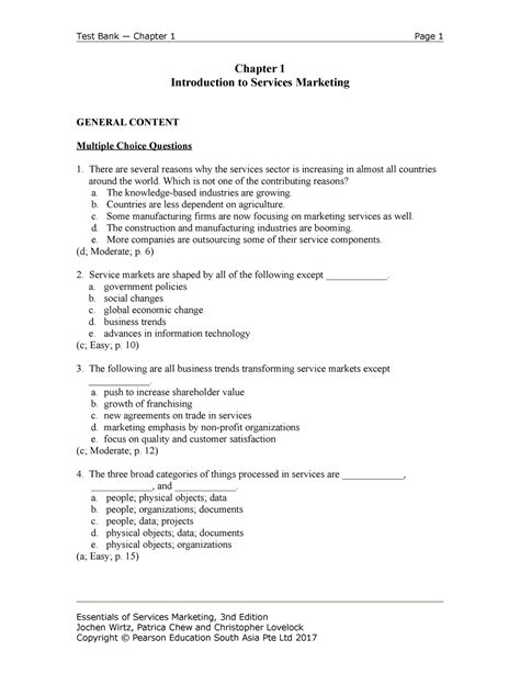 marketing essentials chapter 1 test Reader