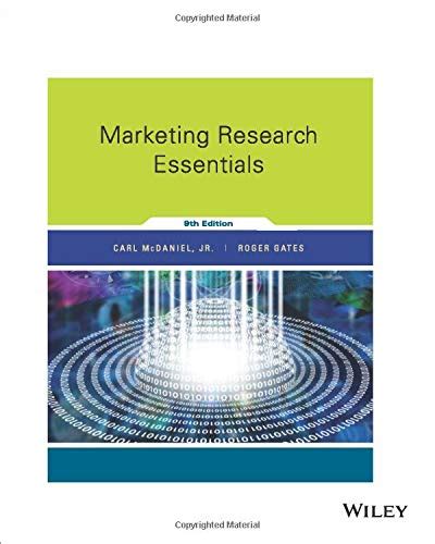 marketing research essentials carl mcdaniel Kindle Editon