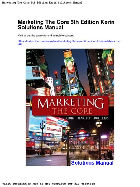 marketing the core 5th edition exam answers Doc