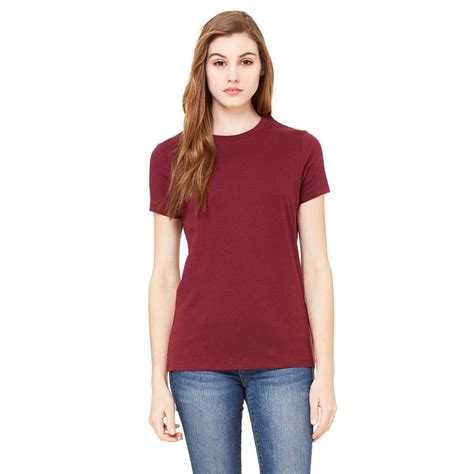 maroon t-shirt ladies