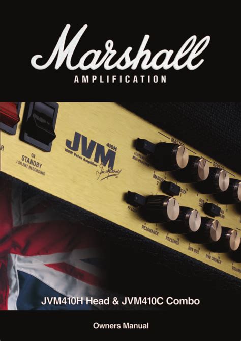 marshall jvm410h owners manual Kindle Editon