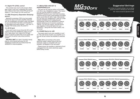 marshall mg30dfx user manual Kindle Editon